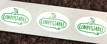 Compostable Paper Labels | www.stickersinternational.co.uk